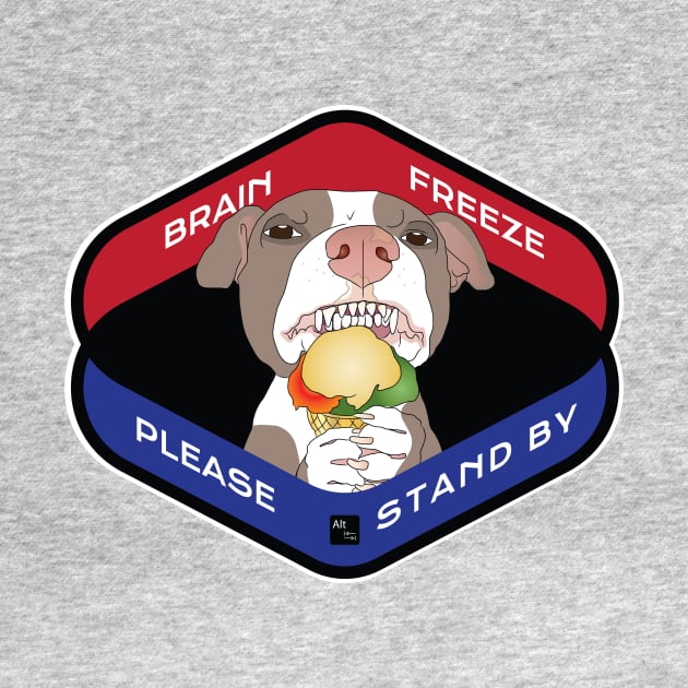 Brain Freeze Pittie by AltTabStudio